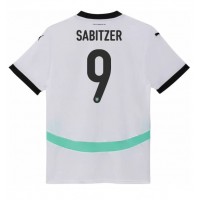 Camiseta Austria Marcel Sabitzer #9 Segunda Equipación Replica Eurocopa 2024 para mujer mangas cortas